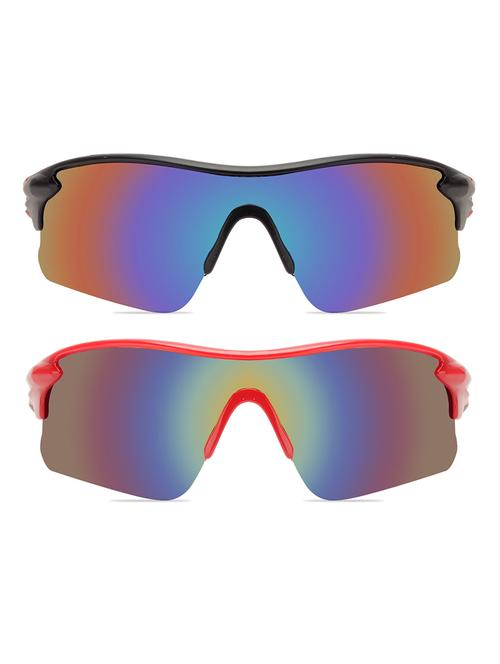 zyaden combo of 2 wrap-around sport-sunglasses-combo-5053 - 18271178 - Very Small Image - 1