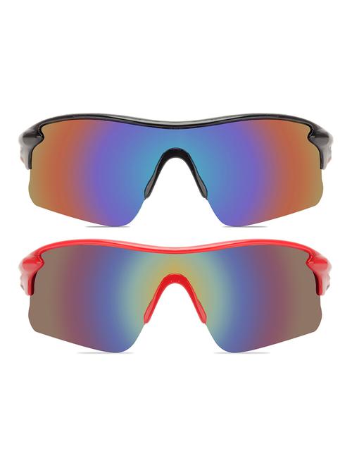 zyaden combo of 2 wrap-around sport-sunglasses-combo-5054 - 18271179 - Very Small Image - 1