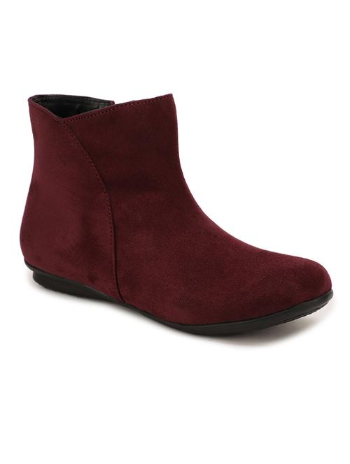 maroon ankle boot - 18271217 - Very Small Image - 1