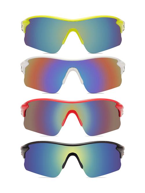 abner combo of 4 wrap-around sport-sunglasses-combo-5028 - 18271235 - Very Small Image - 1