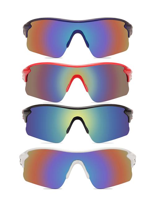 abner combo of 4 wrap-around sport-sunglasses-combo-5033 - 18271240 - Very Small Image - 1