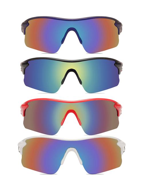 abner combo of 4 wrap-around sport-sunglasses-combo-5038 - 18271245 - Very Small Image - 1