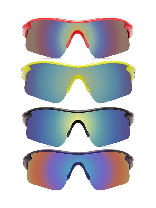 abner combo of 4 wrap-around sport-sunglasses-combo-5039 - 18271246 - Very Small Image - 1