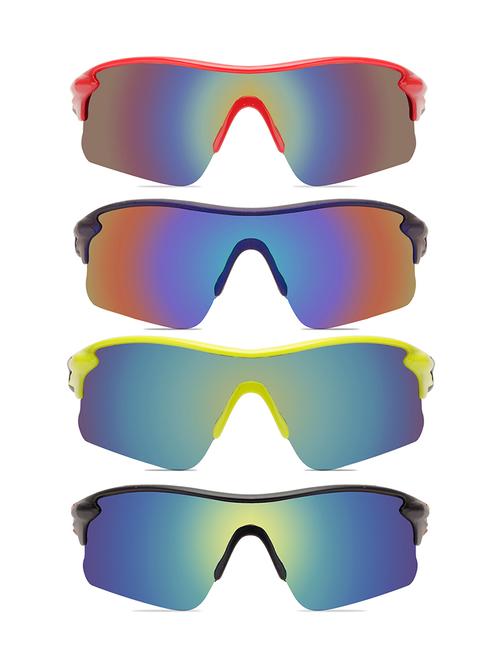 abner combo of 4 wrap-around sport-sunglasses-combo-5042 - 18271249 - Very Small Image - 1