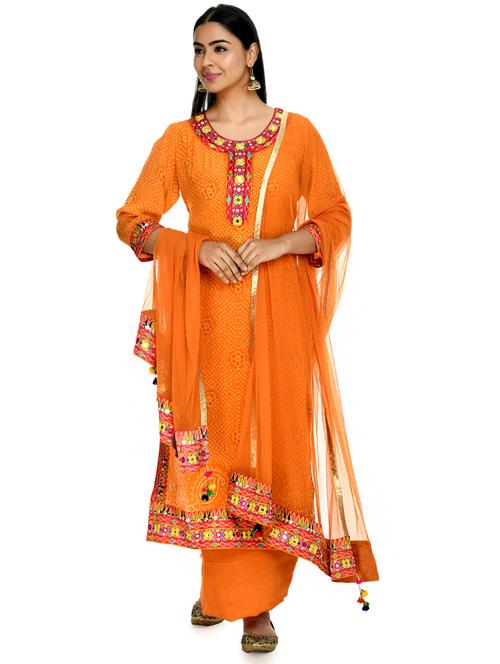 orange suit set - 18271525 - Very Small Image - 1
