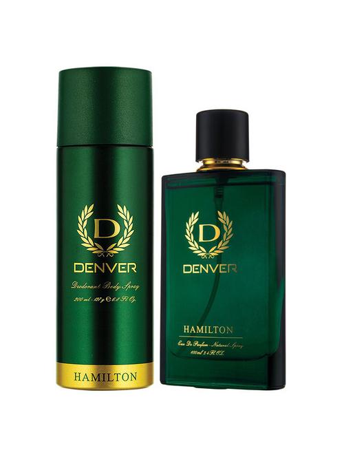 denver hamilton perfume 60ml and hamilton body spray (pack of 2) - 18271741 - Very Small Image - 1