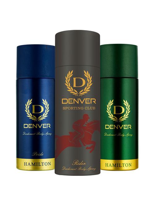 denver denver rider, imperial & honour body spray (pack of 3) - 18271748 - Very Small Image - 1