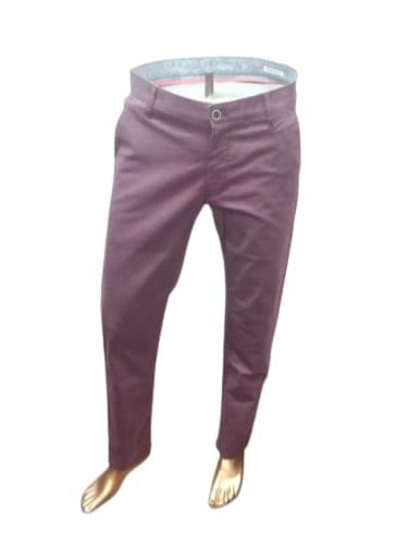 wine mens trouser comfort fit fabric - 18271928 - Very Small Image - 1