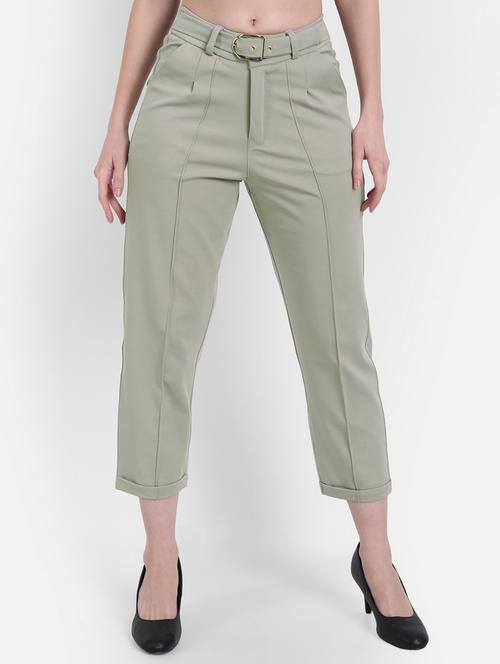 high rise flat front trouser - 18272164 - Very Small Image - 1
