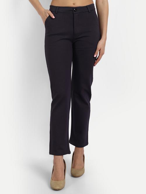 high rise flat front trouser - 18272170 - Very Small Image - 1