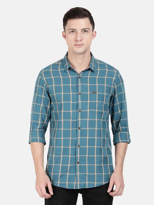 purist blue checkered casual shirt - 18272493 - Very Small Image - 1