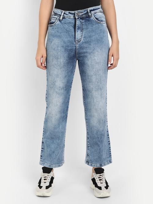 high rise acid washed jean - 18272530 - Very Small Image - 1