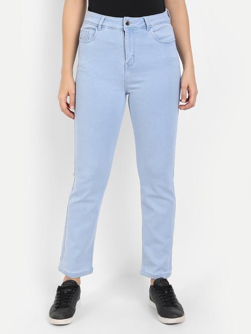 high rise stone washed jean - 18272531 - Very Small Image - 1