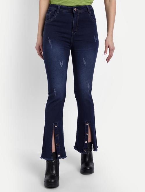 high rise stone washed jean - 18272573 - Very Small Image - 1