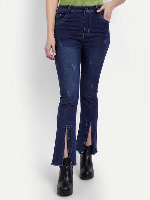 high rise stone washed jean - 18272574 - Very Small Image - 1