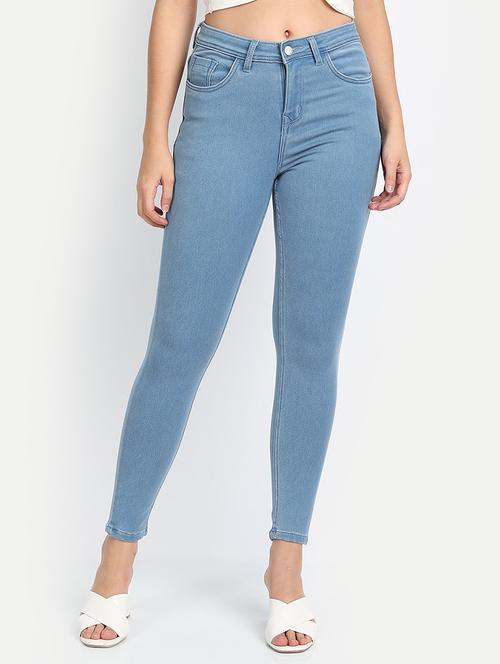 high rise stone wash jean - 18273188 - Very Small Image - 1