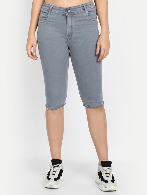 high rise solid capri - 18273285 - Very Small Image - 1