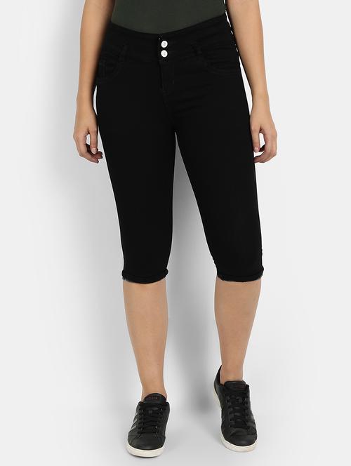 high rise solid capri - 18273287 - Very Small Image - 1