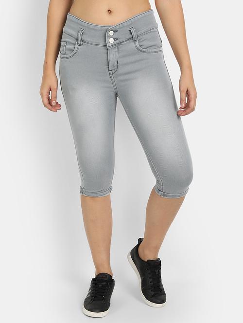 high rise solid capri - 18273289 - Very Small Image - 1