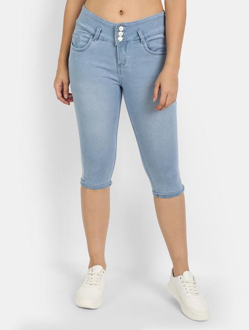 high rise solid capri - 18273293 - Very Small Image - 1