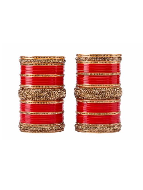 red metal bangle (pack of 62) - 18274760 - Very Small Image - 1