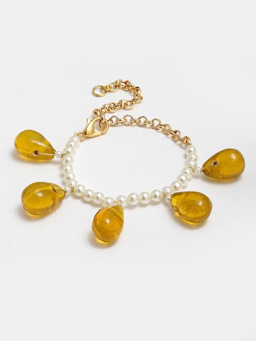 yellow single layer bracelet - 18274880 - Very Small Image - 1