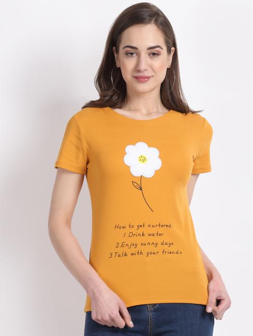 round neck graphic top - 18274913 - Very Small Image - 1