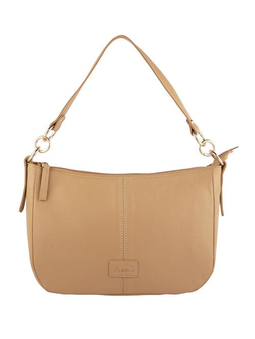 cream solid regular handbag - 18275912 - Very Small Image - 1
