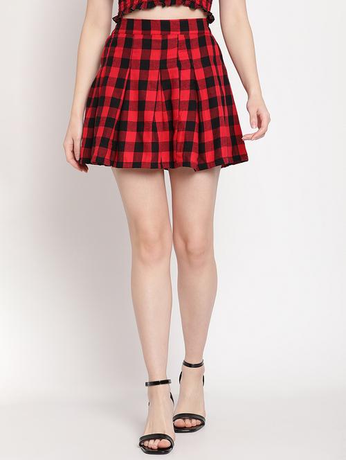 high rise box pleat skirt - 18277358 - Very Small Image - 1