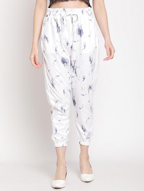 drawstring waist printed jogger - 18277369 - Very Small Image - 1