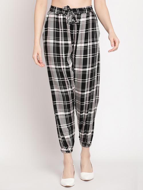 drawstring waist printed jogger - 18277375 - Very Small Image - 1