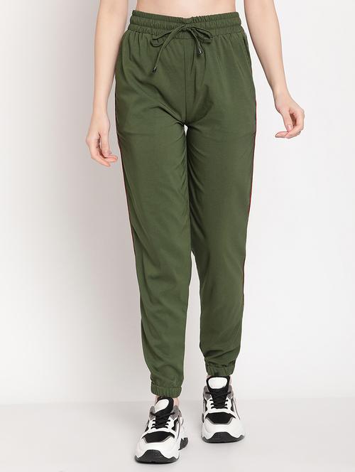 drawstring waist solid jogger - 18277379 - Very Small Image - 1