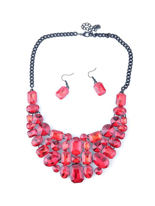 red metal necklace - 18278043 - Very Small Image - 1