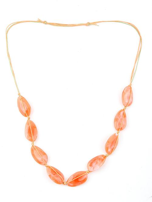 orange crystal necklace - 18278054 - Very Small Image - 1
