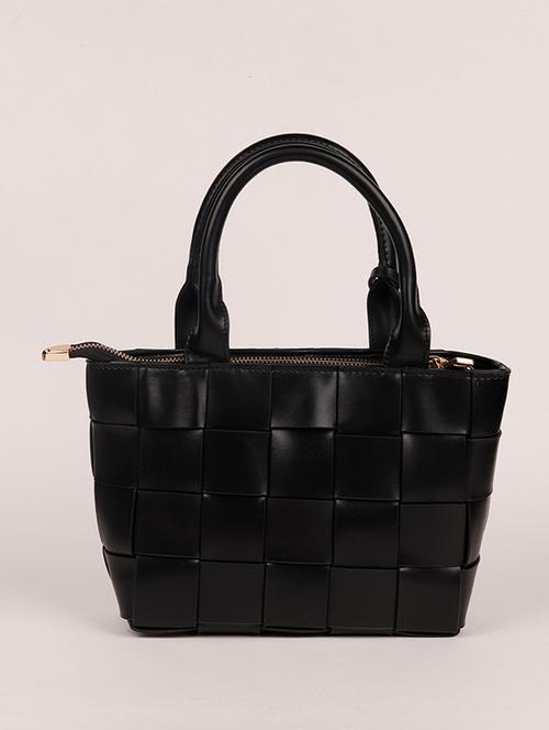 black solid regular sling bag - 18278135 - Very Small Image - 1