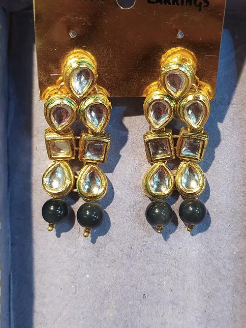 earrings for women gold color - 18280844 - Very Small Image - 1