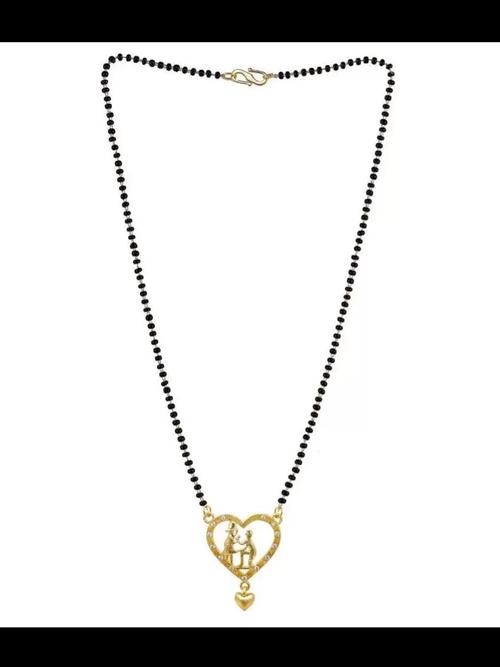 ladies necklace gold plated gold color - 18281437 - Very Small Image - 1
