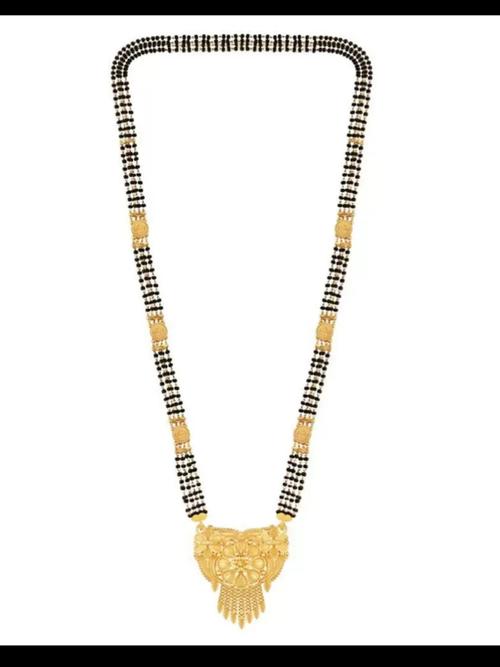 ladies necklace gold plated gold color - 18281440 - Very Small Image - 1