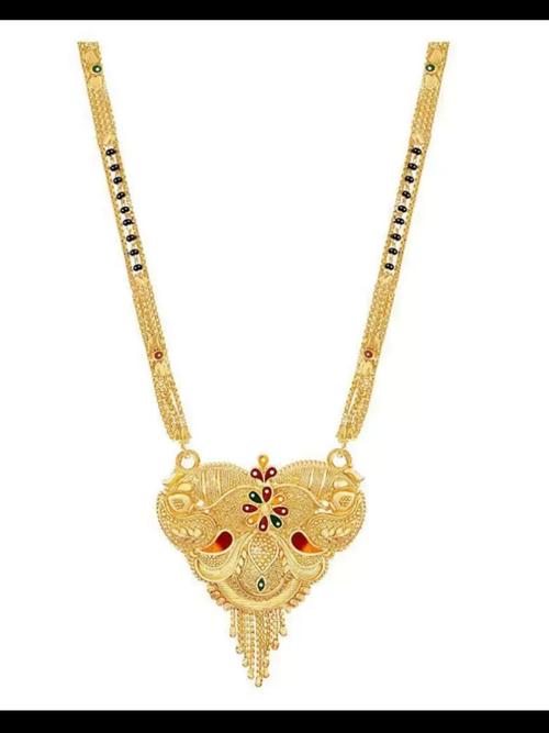 ladies necklace gold plated gold color - 18281446 - Very Small Image - 1