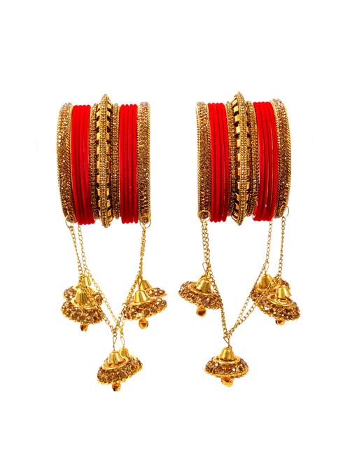 red metal bangle (pack of 22) - 18281450 - Very Small Image - 1
