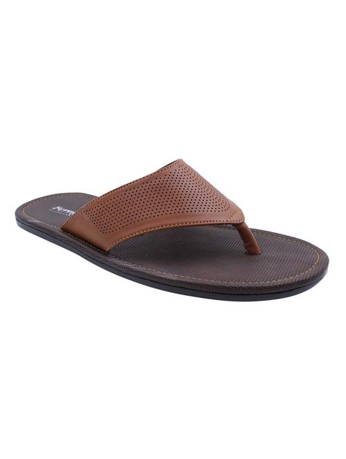 tan synthetic & mesh slip on slippers - 18282122 - Very Small Image - 1