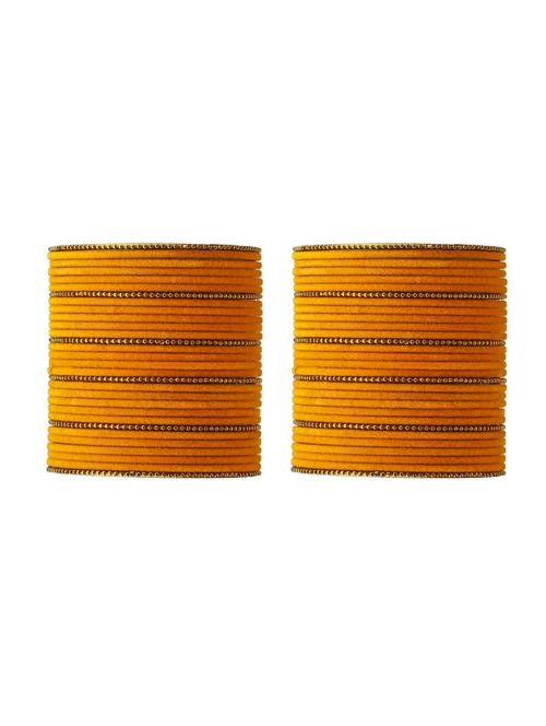 yellow velvet bangle set (52 pc) - 18283157 - Very Small Image - 1