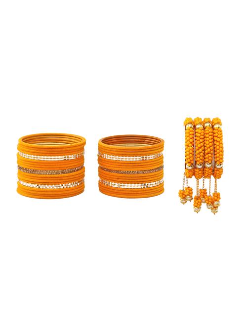 yellow metal bangle - 18283378 - Very Small Image - 1