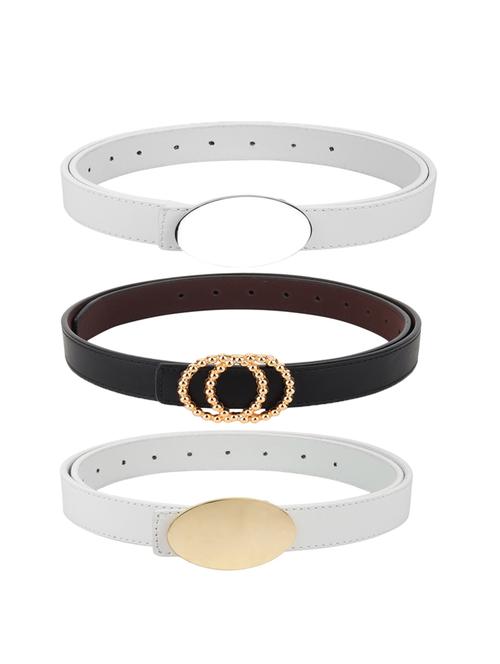 set of 3 multi colored belt - 18283505 - Very Small Image - 1