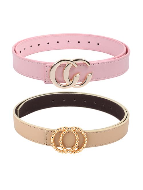 set of 2 multi colored leather belt - 18283517 - Very Small Image - 1