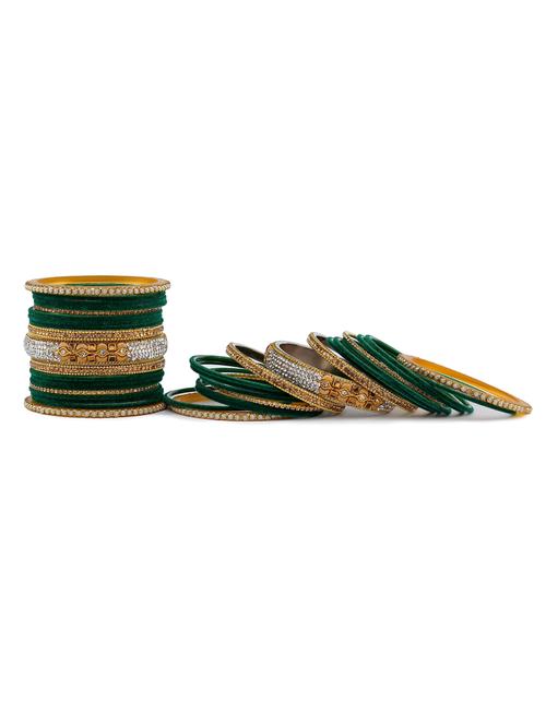 green velvet bangle set (38 pc) - 18283843 - Very Small Image - 1