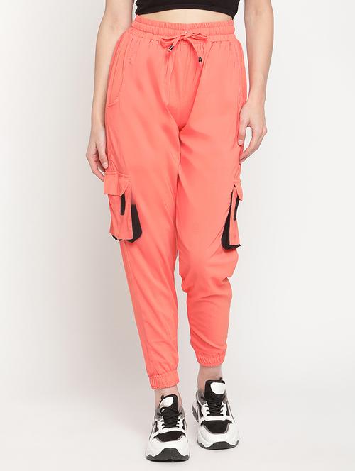 drawstring waist solid jogger - 18283952 - Very Small Image - 1