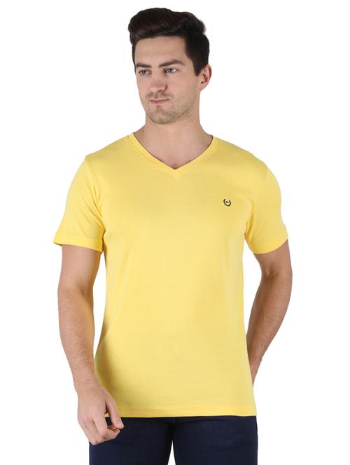 yellow solid t-shirt - 18284096 - Very Small Image - 1