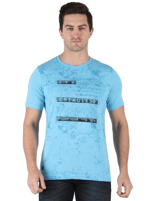 turquoise printed t-shirt - 18284156 - Very Small Image - 1