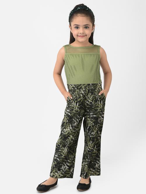 green printed jump suit - 18284309 - Very Small Image - 1